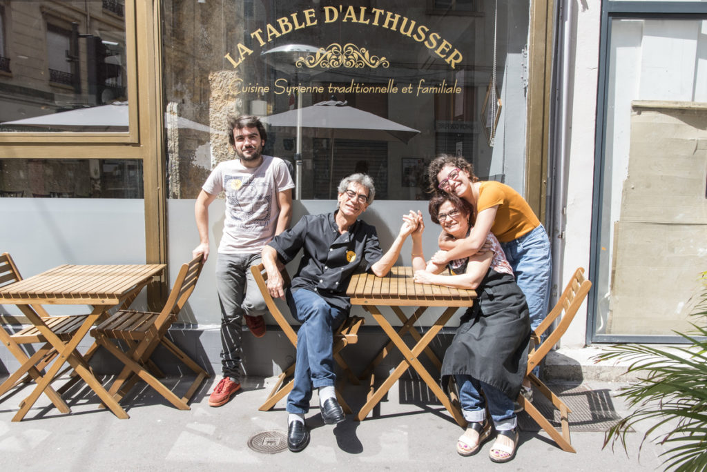 restaurant-lyon-refugee-food-festival-lyon-2018-table D_althusser (Syrie)©annebouillot jpg(6)