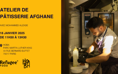 Atelier de pâtisserie afghane avec Mohammed Alizade